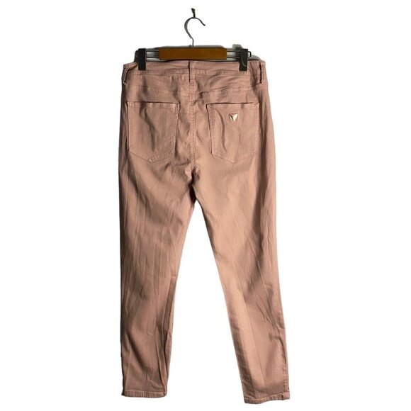 Guess Women's Pink Button-Fly High Waisted Denim Jeans - Picture 8 of 8